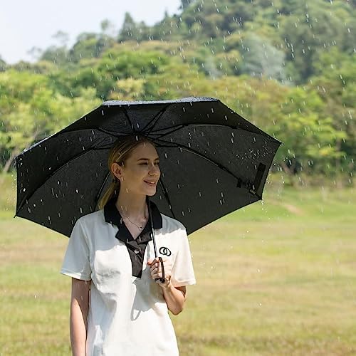 LANBRELLA Compact Reverse Folding Umbrella Auto Windproof Travel Umbrella - Image 5