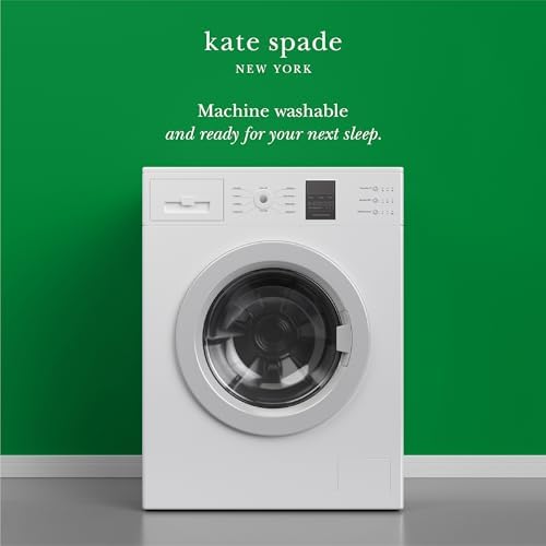 Kate Spade New York Pillows 20" x 28", 233 Thread Count Medium Firm Pillows, Ideal for All Sleep Positions (Set of 2), Queen, White - Image 6