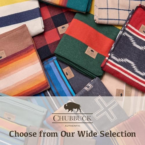 Chubbuck 100% Wool Blanket Camping (60" x 84") - Large Warm Blanket for Camping, Emergency, Outdoor Concerts and Home Use - Reversible, Fire Retardant, Soft and Warm Blankets for Winter (Sunset) - Image 7