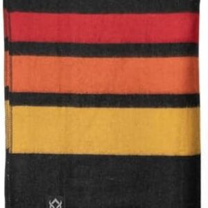 Arcturus Rainier Wool Blanket - 4.5lbs Warm, Heavy, Washable, Large | Great for Camping, Outdoors, Survival & Emergency Kits (Sunset Peak)