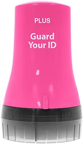 Guard Your ID Wide Advanced Roller 2.0 Identity Theft Prevention Security Stamp Pink - Image 6