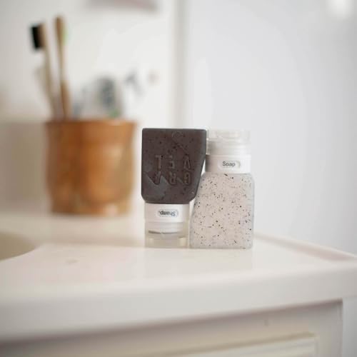 Gravel TSA Approved Travel Bottles – Leakproof, BPA-Free, Compact Toiletry Containers (4-Pack, 3oz) - Image 6