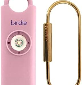 She’s Birdie–The Original Personal Safety Alarm for Women by Women–Loud Siren, Strobe Light and Key Chain in a Variety of Colors (Blossom)