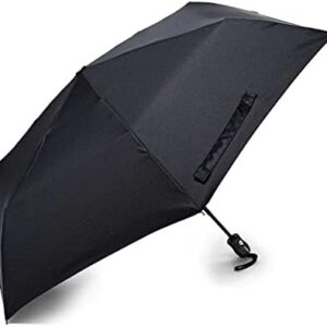Samsonite Compact Auto Open/Close Umbrella, Black, One Size