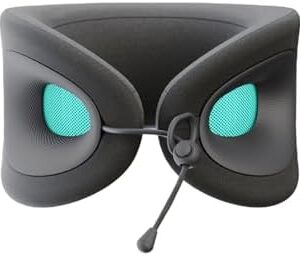 Cabeau Travel Essential Neck Pillow - Fits Most Neck Sizes (11-21 inches) - Evolution X Three Ways to Adjust for Ultimate Comfort on Long Flights (Turquoise)