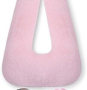 Travel Pillow Cushion for The Back Seat of Car Car Pillow for Kids A Sleeping Artifact Suitable for Long-Distance Travel of Adults and Children Travel Pillow for Kids Pink