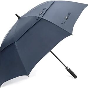 G4Free 47/54/62/68 Inch Automatic Open Golf Umbrella Oversize Extra Large Double Canopy Vented Windproof Waterproof Stick Umbrellas