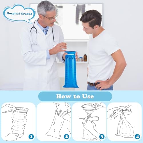 Valchoose 12 Pack Kids Vomit Bags Disposable, Hospital Grade 800ml Motion Sickness Bags for Car Kids Lifesaver, Barf Bags Come in Handy, No Spilling Perfect for Car Sick, Chemo, Road Trip(Blue) - Image 6