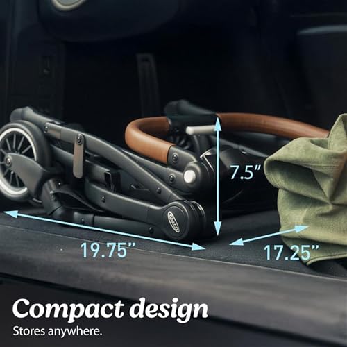 Graco Gomax Frame Stroller, Accepts All Graco Infant Car Seats, Backpack Style Lightweight Travel Stroller Frame - Image 5