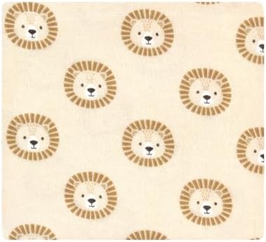 Hudson Baby Unisex Baby Cotton Flannel Receiving Blankets, Brave Lion, One Size - Image 3