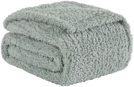 Ultra Soft Cozy Sherpa Throw Blanket, Light Weight Warm Decorative Boho Style Plush Throw Blanket Cover for Couch, Sofa, Bedroom,Travel, Outdoor, 60”x80”, Sage Green - Image 7