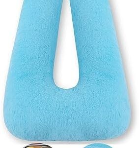 Travel Pillow Cushion for The Back Seat of Car Car Pillow for Kids A Sleeping Artifact Suitable for Long-Distance Travel of Adults and Children Travel Pillow for Kids Blue