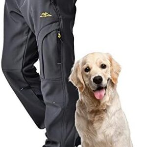 Toomett Men's hiking Snow Pants Skiing Winter Insulated Fleece lined Outdoor Water Repellent camping,walking,fishing