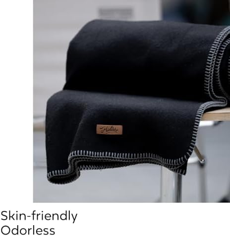 Molithe 100% Wool Blanket, 48" x 62", Warm, Thick, Washable, Military Wool Blanket, Great for Camping, Outdoors, Sporting Events, Survival Kits - Image 7