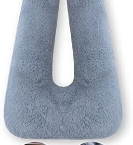 Travel Pillow Car Pillow Kid Car Sleeping The Sleeping Aid for Adults and Kids on Road Trips Kids Travel Pillow Gray