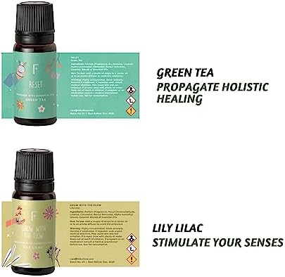 Folkulture Self Love Club Essential Oils Set | 6 Relaxing Fragrance Oils for Diffusers | Green Tea, Cashmere, Ocean Salt and More| Valentine’s Day Aromatherapy Gift for Her | Home Relaxation Scents - Image 8