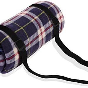 Boao 2 Pcs Picnic Blanket Carry Strap for Camping Motorcycle Bedroll Outdoor Travel Blanket Roll Straps Picnic Backpack Accessories