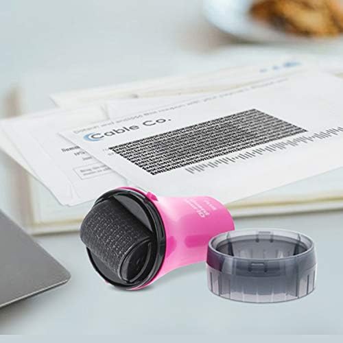 Guard Your ID Wide Advanced Roller 2.0 Identity Theft Prevention Security Stamp Pink - Image 9