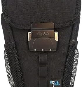 AquaVault Portable Travel Safe – Classic Anti-Theft, Nylon Cut-Resistant Lockbox for Beach, Pool, Hotel, and Outdoors (Black, Classic)