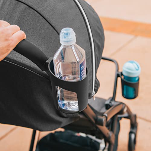 Chicco Presto Self-Folding, Compact Stroller with Canopy, Lightweight Aluminum Frame Umbrella Stroller, for Babies and Toddlers up to 50 lbs. | Graphite/Grey - Image 4