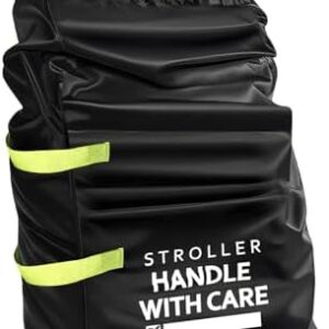Guiseapue Stroller Bag for Airplane: Airplane Travel Essentials, Stroller Cover for Air Travel, 46" H x 21" W x 13" D for Single, Double, Jogging Stroller, Nuna Doona Cybex Mockingbird Uppababy