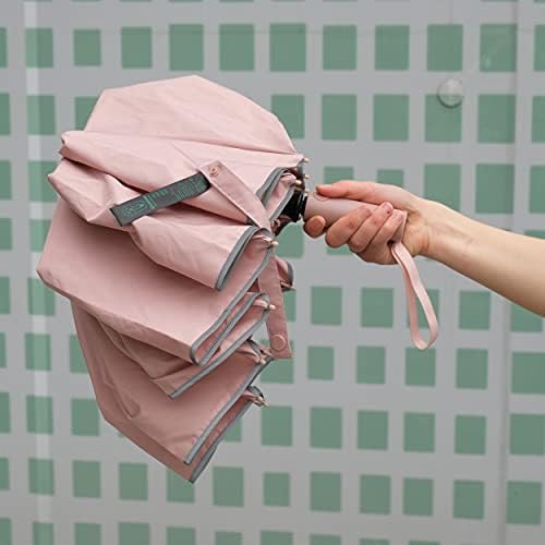 BAODINI Windproof Compact Rain Umbrella for Travel 42/46 Inch Premium Fabric Auto Open Perfect for Purse and Backpack Portable Umbrella for Women and Men - Image 5