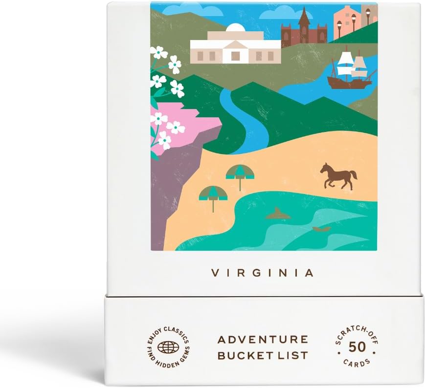 Reach International Outfitters Virginia Adventure Bucket List: 50 Scratch-Off Cards for Outdoor Activities, Tourist Attractions, and Road Trips - Perfect Travel Gift and Guide for Exploring - Image 4