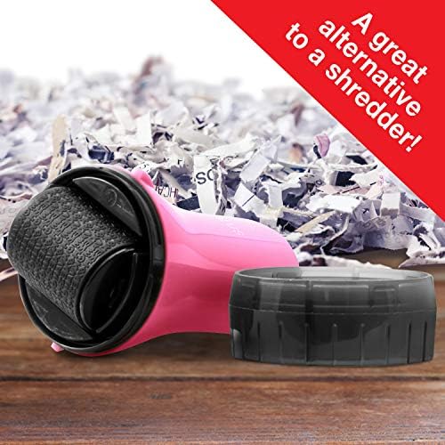 Guard Your ID Wide Advanced Roller 2.0 Identity Theft Prevention Security Stamp Pink - Image 2