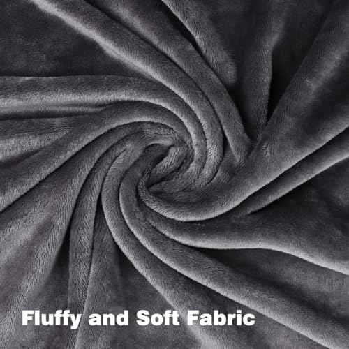 Onarway Dog Blanket Washable for Puppy: 4 Packs Dog Blankets 40”x28” - Fluffy Soft Small Throw for Cat Puppy Kitten Dogs - Fleece Pet Blankets for Bed Sofa Car and Indoor - Lake Green and Purple - Image 5