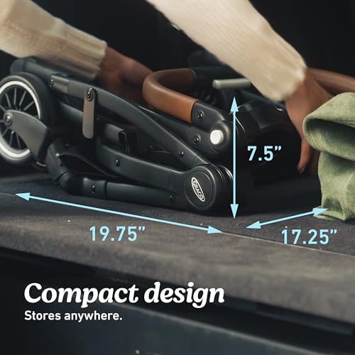 Graco Gomax Next Gen Travel System, Car Seat Stroller Combo, Rear Facing Infant Car Seat, Compact Stroller for Travel - Image 7