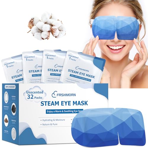 48Packs Steam Mask, Heated Eye Mask Warm Compress for Eyes, Self Heating Disposal Eye Masks Sleep Mask for Home Spa, Travel Essentials (Unscented) - Image 2