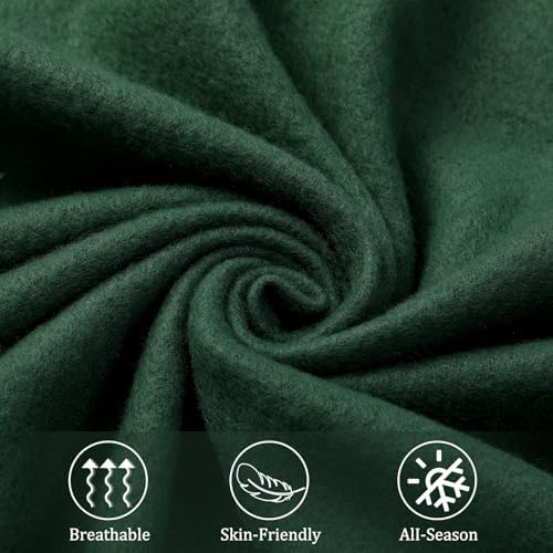 Kinlop Fleece Blanket Bulk 60 x 50 Inch Soft Lightweight Fleece Cozy Blanket Warm Throw Plush Pet Throw for Bed Couch Sofa Home Office Wedding Gifts Travel Camping (Green Tones,40 Packs) - Image 6