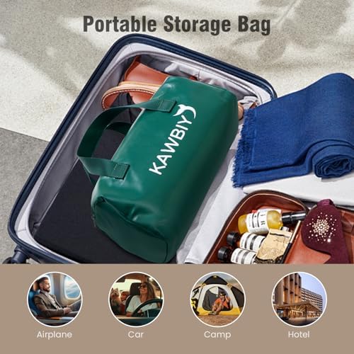 KAWBIYJ 7 Lbs Weighted Lap Blanket - Gifts for Mom, Women, Cozy Luxury Velvet Small Weighted Blankets, Portable Travel Blankets for Adults, All-Season Blanket Relaxation Gift, 40"x70", Grey - Image 5