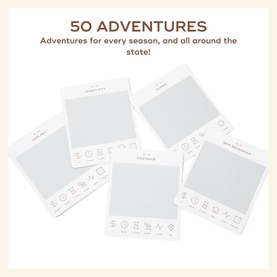 Reach International Outfitters New Jersey Adventure Bucket List: 50 Scratch-Off Cards for Outdoor Activities, Tourist Attractions, and Road Trips - Perfect Travel Gift and Guide for Exploring - Image 6