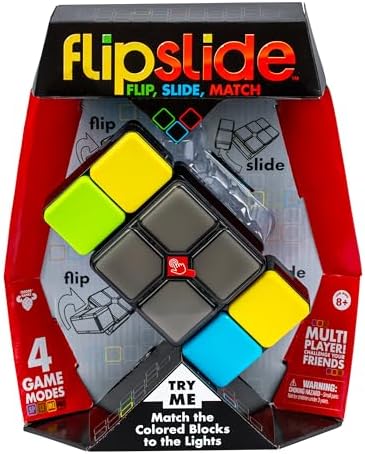 Moose Games, Flipslide Game | Fast-Paced Handheld Puzzle Toy for Kids & Teens | Gifts for Teen Boys and Girls, Stocking Stuffers for Smart Kids, Travel Game for Ages 8-13, Great Gift for Teens