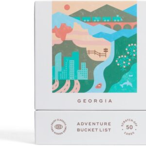 Reach International Outfitters Georgia Adventure Bucket List: 50 Scratch-Off Cards for Outdoor Activities, Tourist Attractions, and Road Trips - Perfect Travel Gift and Guide for Exploring