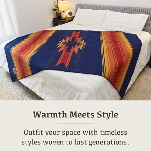 Chubbuck 100% Wool Blanket Camping (60" x 84") - Large Warm Blanket for Camping, Emergency, Outdoor Concerts and Home Use - Reversible, Fire Retardant, Soft and Warm Blankets for Winter (Sunset) - Image 5