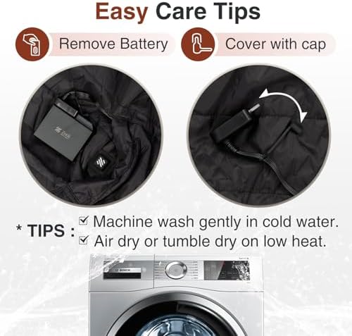 ZonLi Electric Wearable Heated Blanket, 2-in-1 Design Portable Cordless Heated Blankets Battery Operated Heated Shawl Blanket, Rechargeable Power Bank for Home, Office, Travel, Gift for Christmas - Image 7