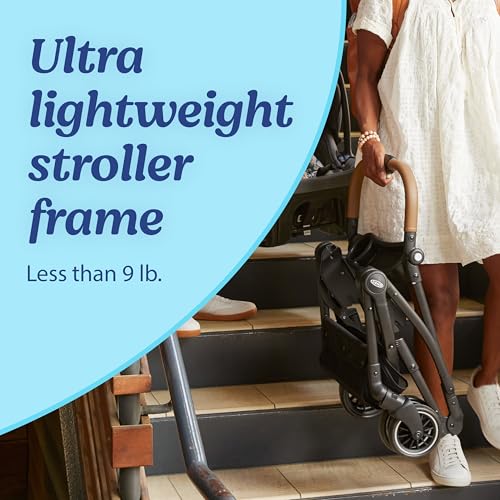 Graco Gomax Frame Stroller, Accepts All Graco Infant Car Seats, Backpack Style Lightweight Travel Stroller Frame - Image 6