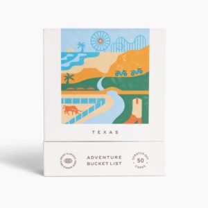 Reach International Outfitters Texas Adventure Bucket List: 50 Scratch-Off Cards for Outdoor Activities, Tourist Attractions, and Road Trips - Perfect Travel Gift and Guide for Exploring