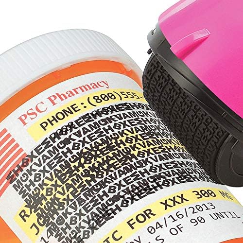 Guard Your ID Wide Advanced Roller 2.0 Identity Theft Prevention Security Stamp Pink - Image 8