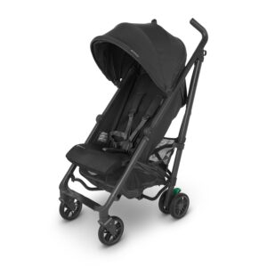 UPPAbaby G-Luxe Umbrella Stroller/Lightweight Design for Easy Travel/One-Step Fold + Recline/XL Basket + Canopy/Cup Holder Included/Jake (Charcoal/Carbon)