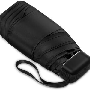 LEAGERA Mini Umbrella - Compact, Waterproof Travel Umbrella for Light Rain, Suitable for Women's Purse and Pocket