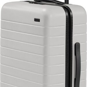 Away Bigger Carry-On Luggage, Lightweight Hardside Large Suitcase with Spinner Wheels, TSA Lock, Airline Approved, Cloud Gray