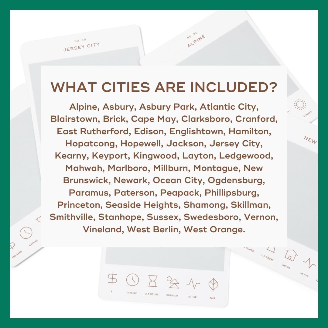 Reach International Outfitters New Jersey Adventure Bucket List: 50 Scratch-Off Cards for Outdoor Activities, Tourist Attractions, and Road Trips - Perfect Travel Gift and Guide for Exploring - Image 7