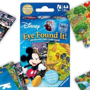 Ravensburger Eye Found It! World of Disney Card Game - Fun and Educational Spot It for Toddlers, Preschoolers, Boy and Girls Ages 3-8 - Family-Friendly for Endless Fun
