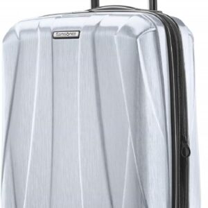 Samsonite Centric 2 Hardside Expandable Luggage with Spinner Wheels, Silver, Carry-On 20-Inch