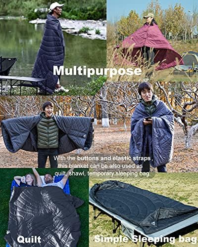 iClimb 3M Thinsulate Insulation Warm Camping Blanket Ultralight Compact - Image 3