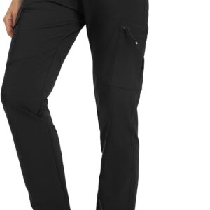 TBMPOY Women's Hiking Cargo Pants Lightweight Water Resistant Quick Dry Fishing Camping Travel Work Pant with 6 Pockets