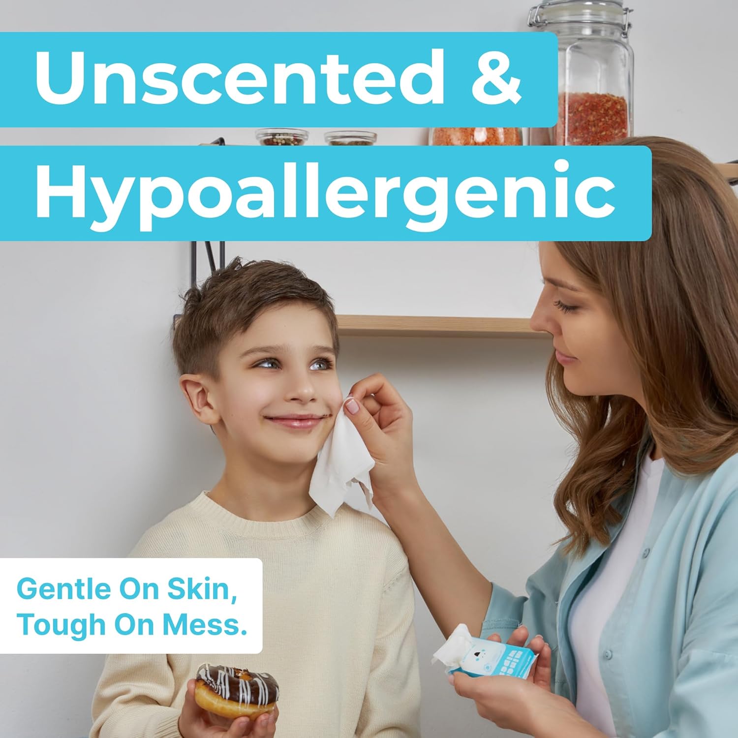 Impossibly Compact Travel Flushable Wipes - 99.5% Water and Aloe - Safe for Sensitive Skin, Hypoallergenic & Unscented - Travel Essentials for Adults, Kids & Baby Care - 8 Pack Total 48 Wipes - Image 8